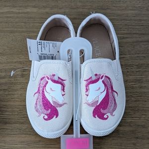 Toddler Girls Slip-on Canvas Shoes Size 11